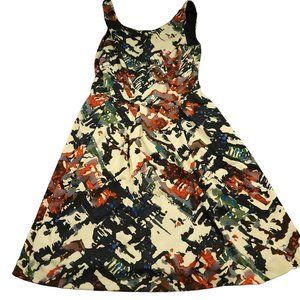 MAEVE Anthropologie Womens M Dress Capelle Fit & Flare Pockets Knee Length Lined